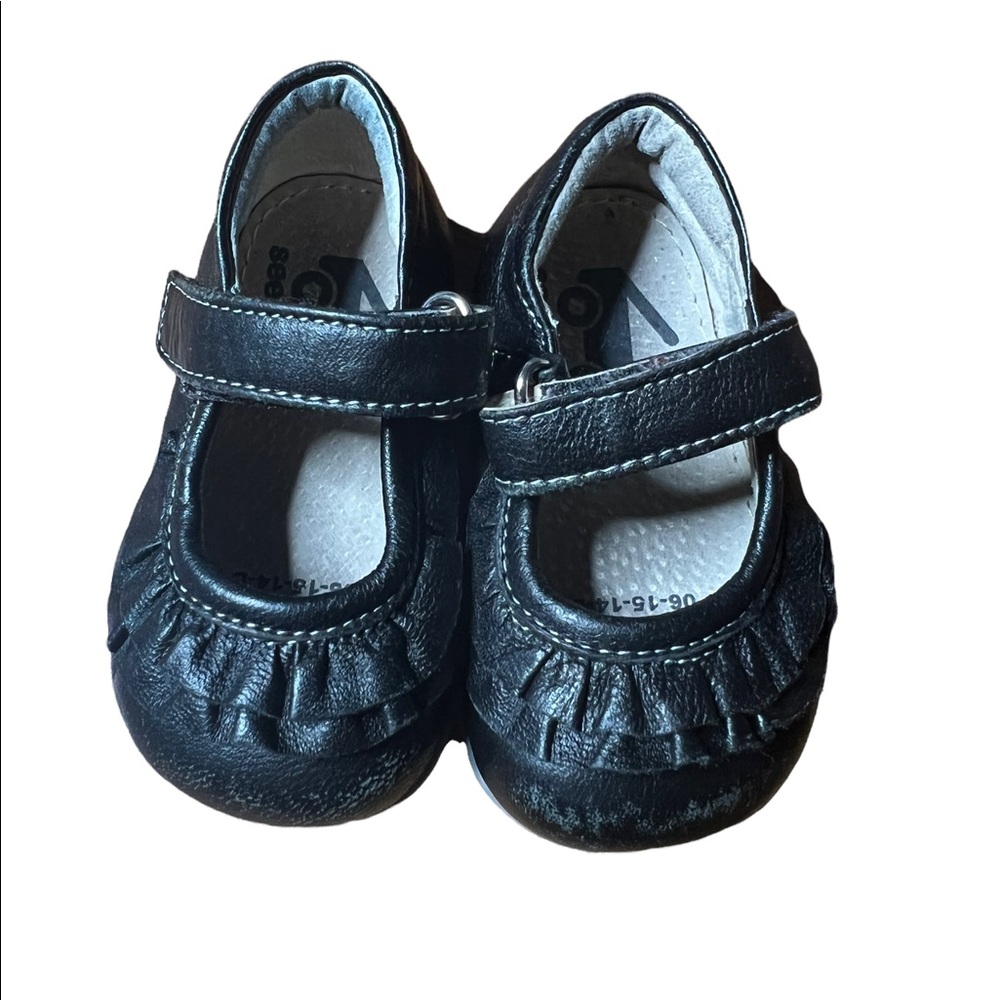 See Kai Run Black Mary Jane Shoes Size 3